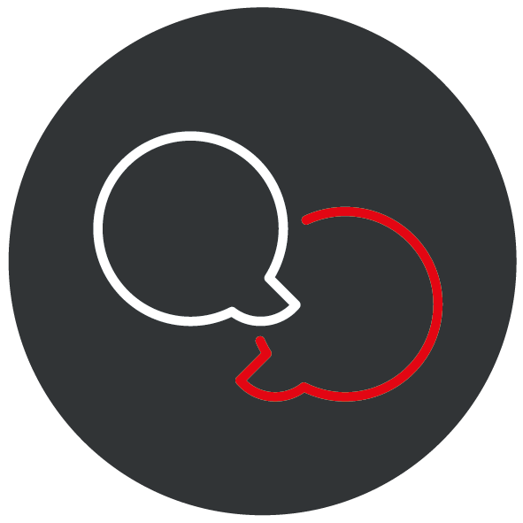 Deux bulles de discussion