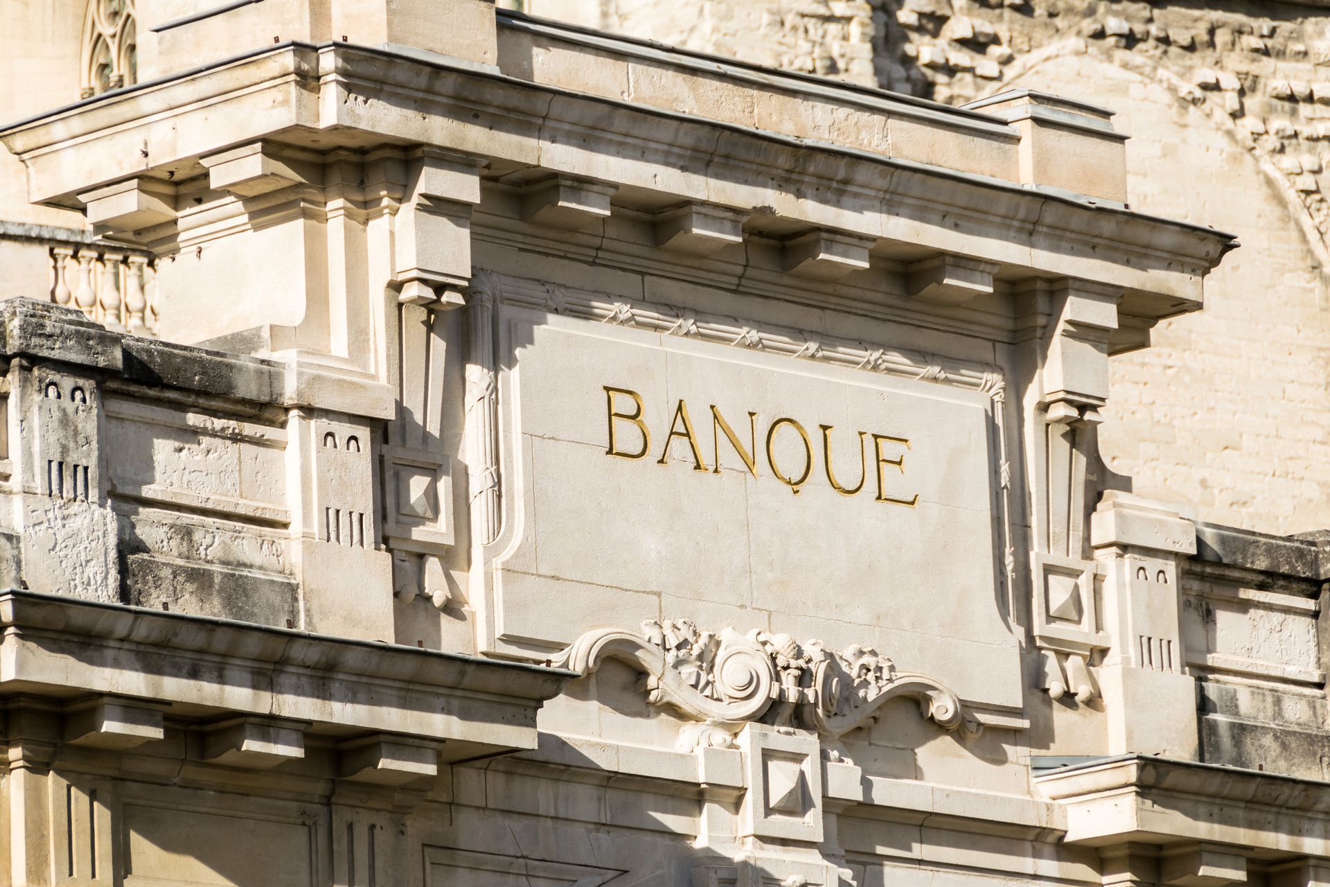 Devanture de banque