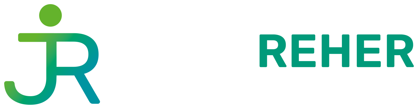 Ein grün-blaues Logo.
