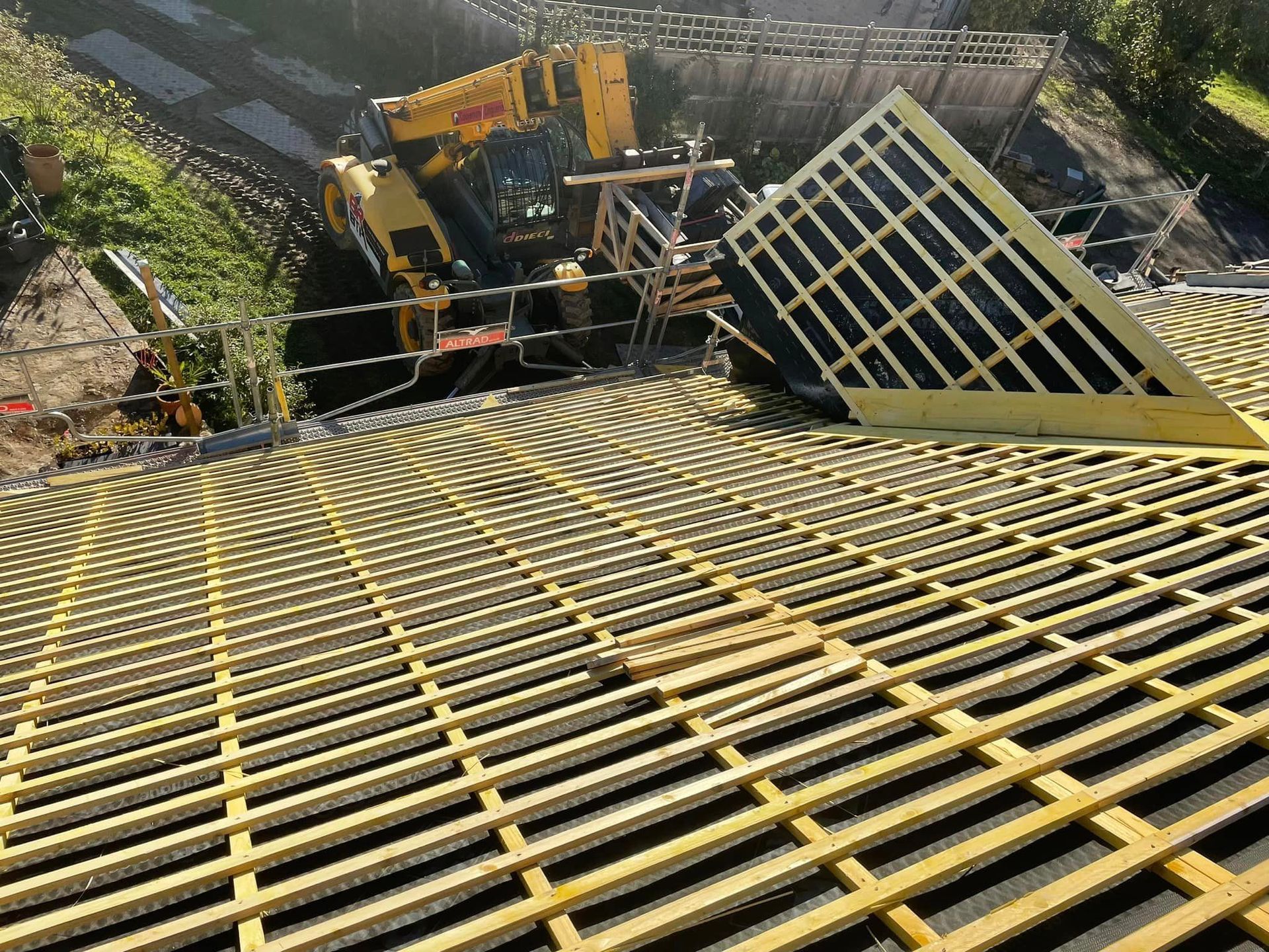 Travaux de charpente