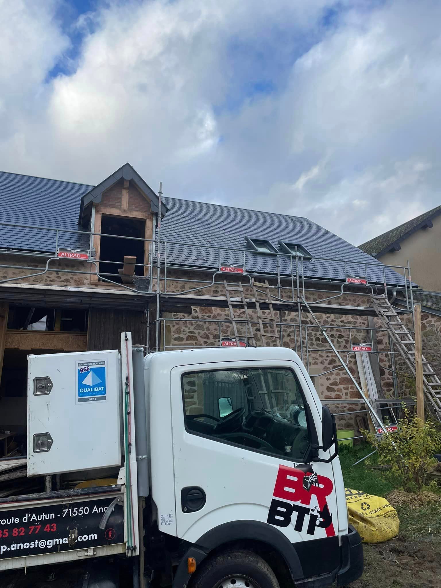 Travaux de couverture