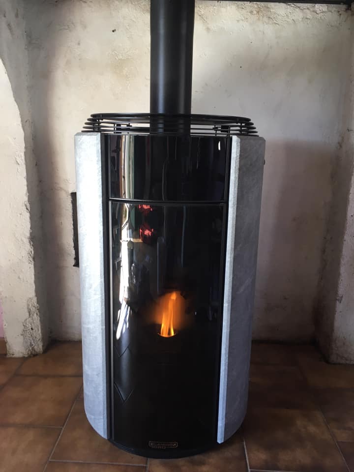 Installation de poêle