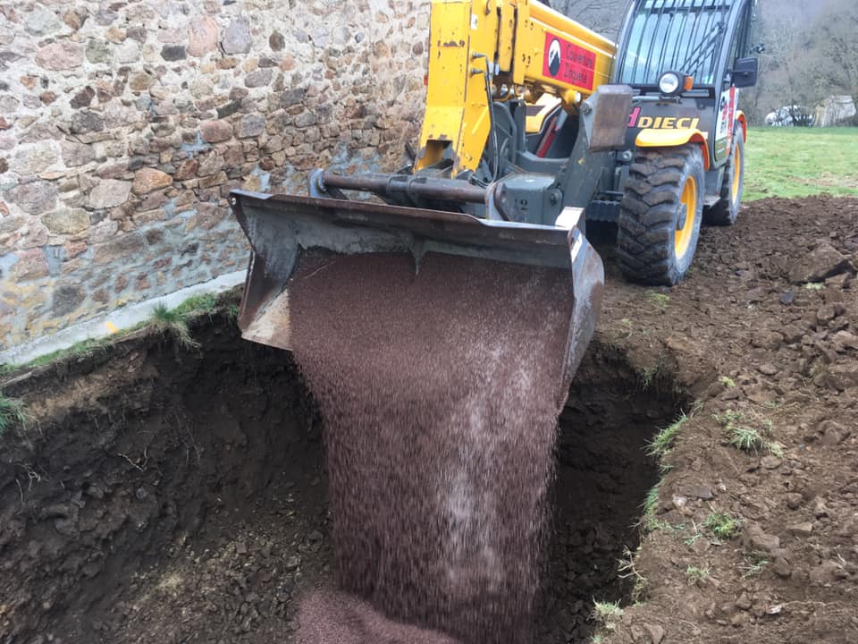 Pose terre installation microstation