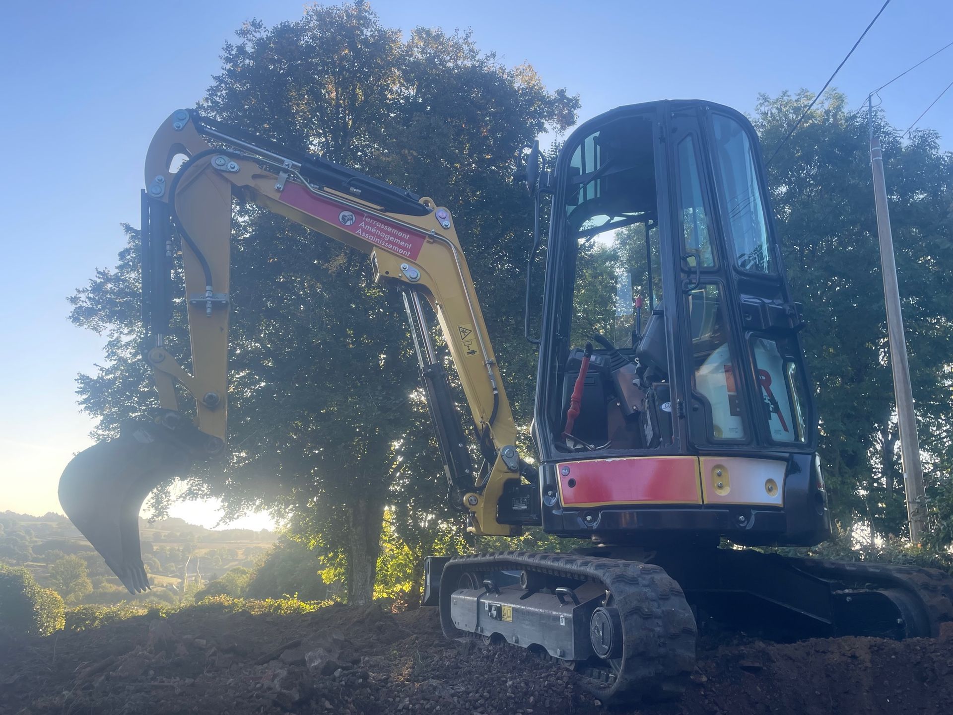 Terrassement chantier