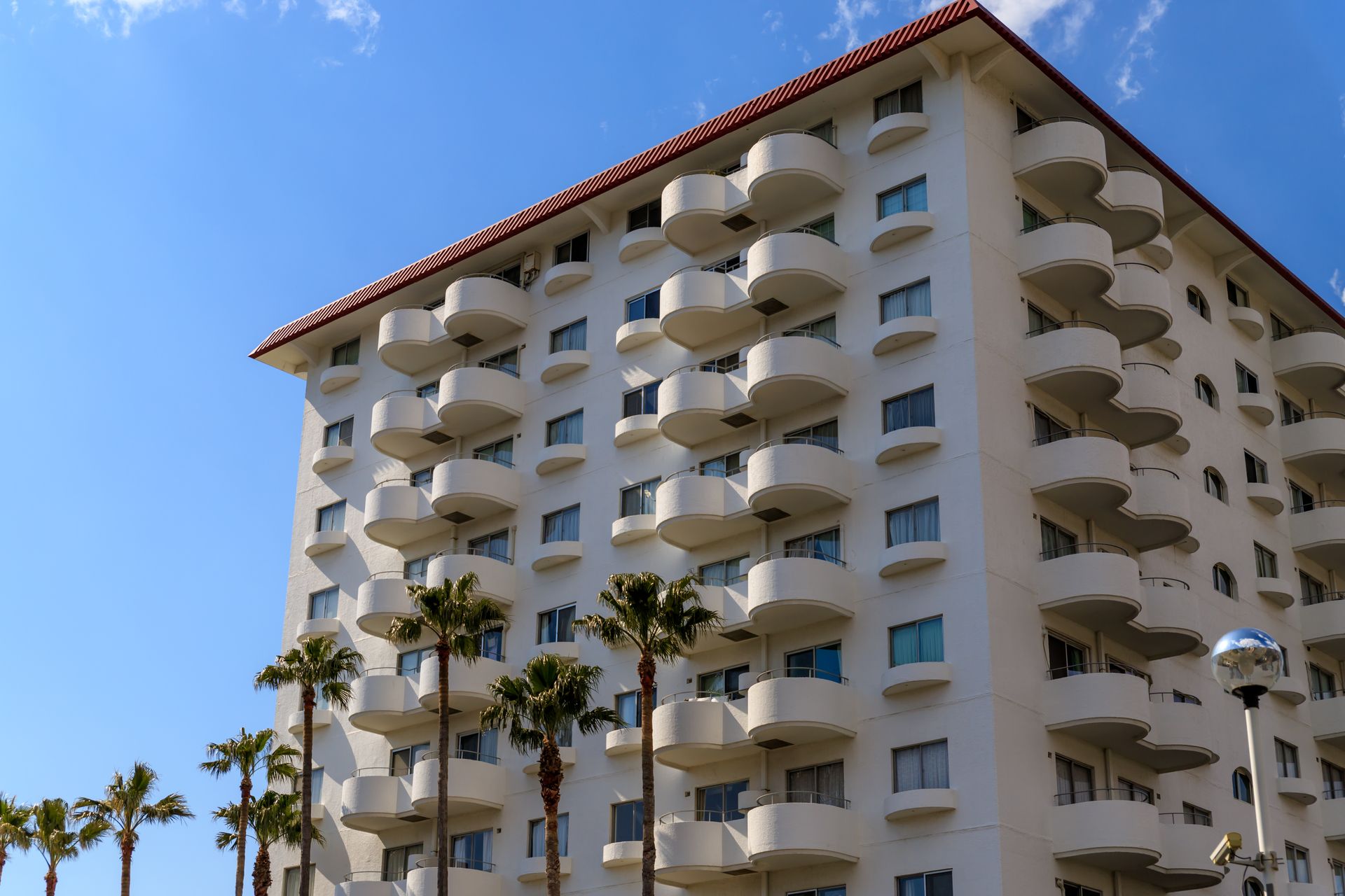 Vue extérieure d'un immeuble