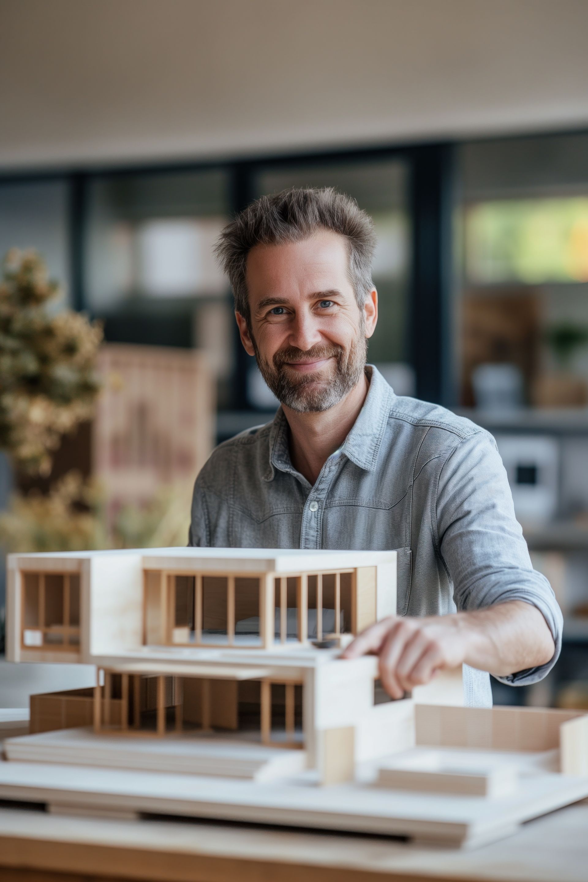 Plan en 3D d'une villa