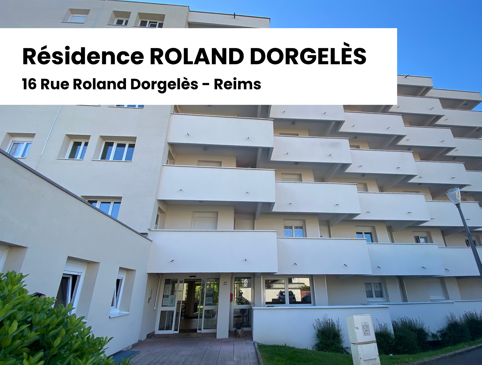Résidence Roland Dorgelès