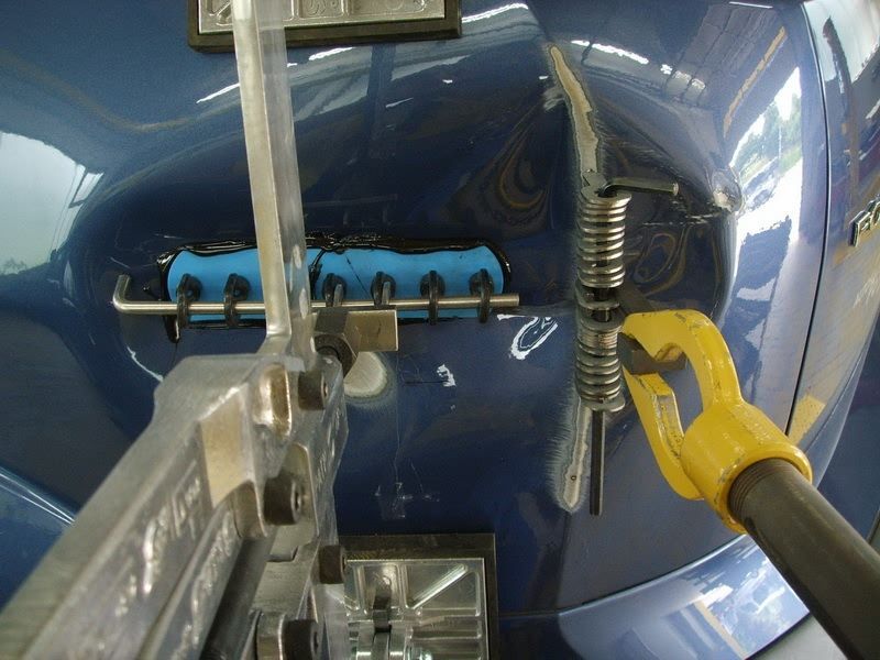 Delle wird ausgebeult