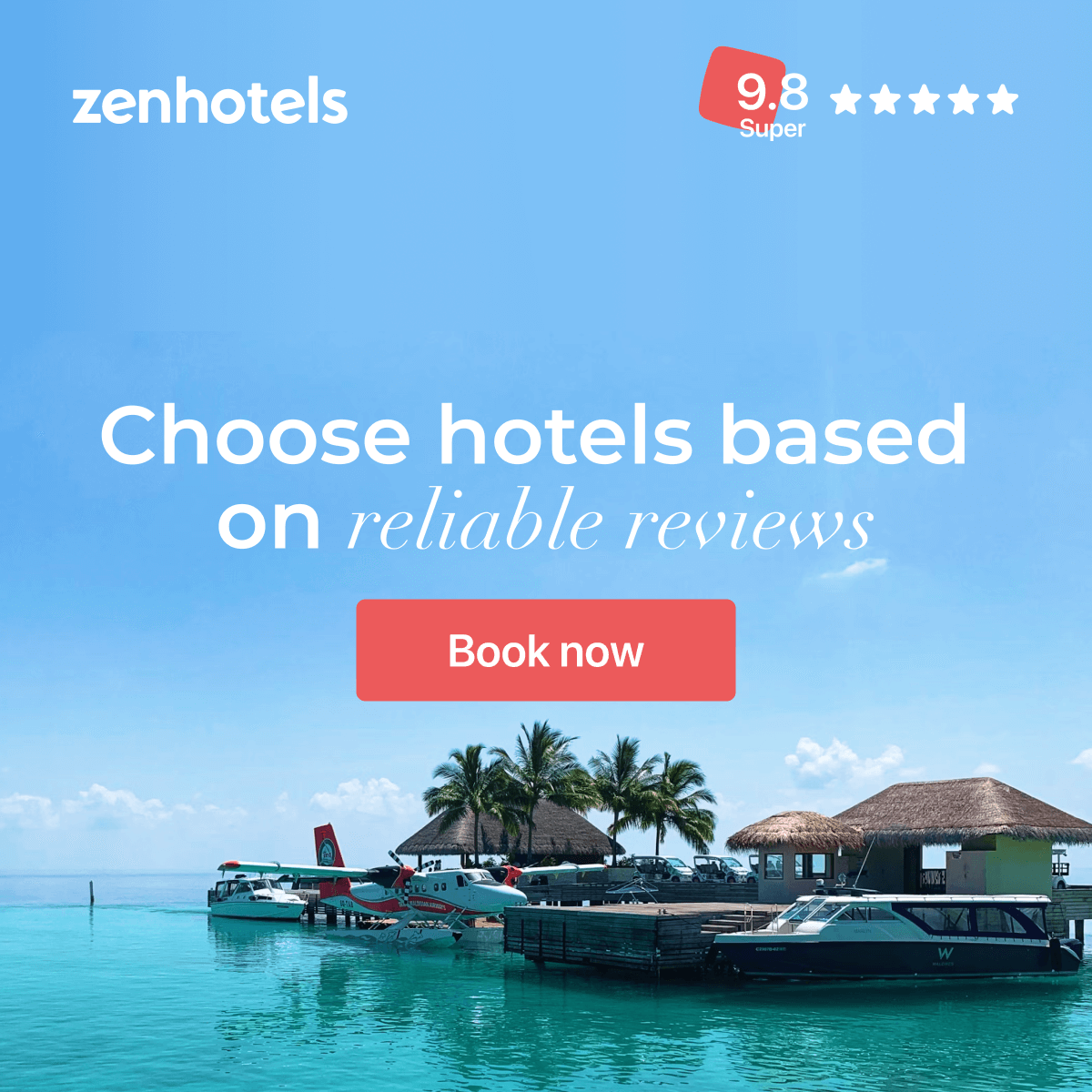 Zenhotels bietet Paare und Brautpaaren günstige Hotels weltweit – ideal für romantische Reisen und e