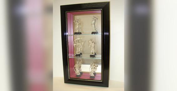 Vitrine pour ivoirines