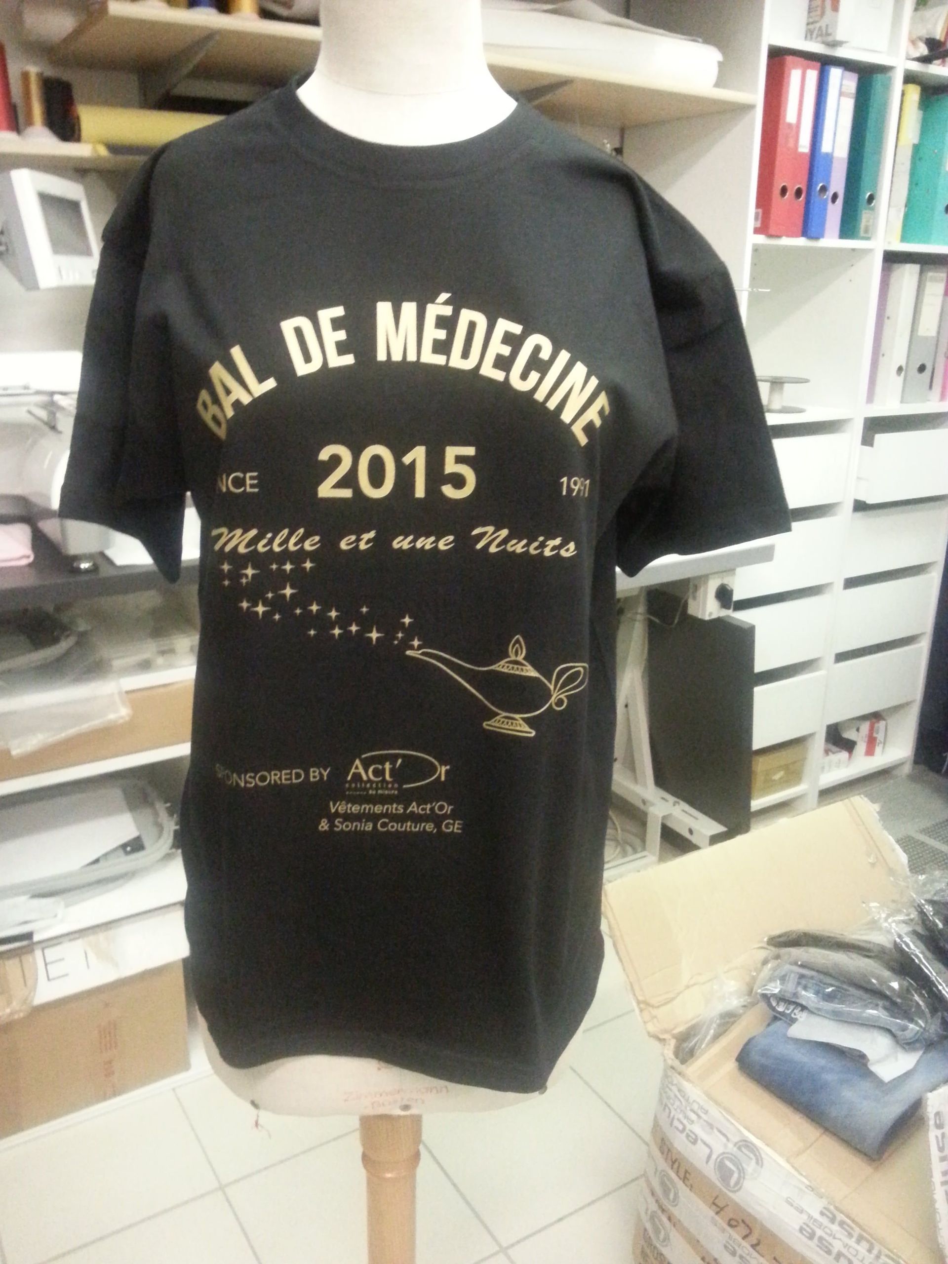 Impression et flocage T-shirt à Genève - Atelier Sonia Couture