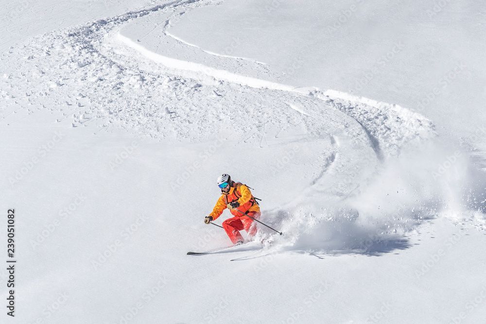 Skifahrer