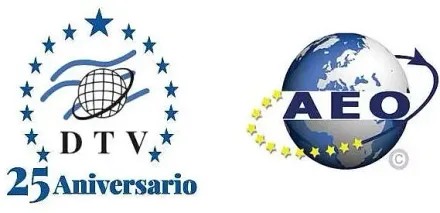 Dos logotipos uno para dtv y el otro para aeo
