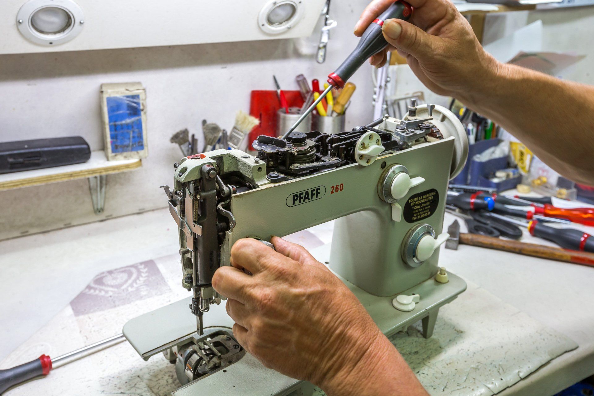 Réparation de machine à broder PFAFF