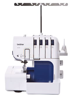 Surjeteuse blanche et bleue