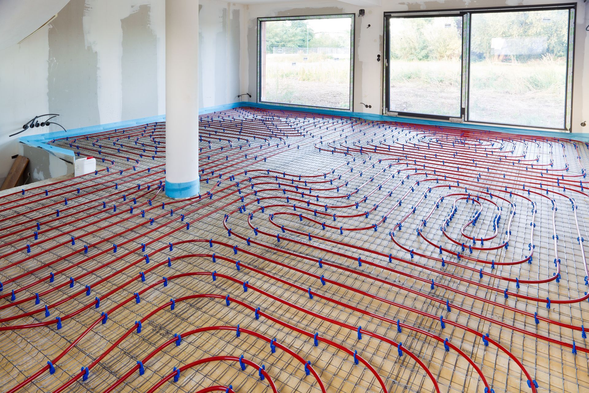 Plancher chauffant RDC