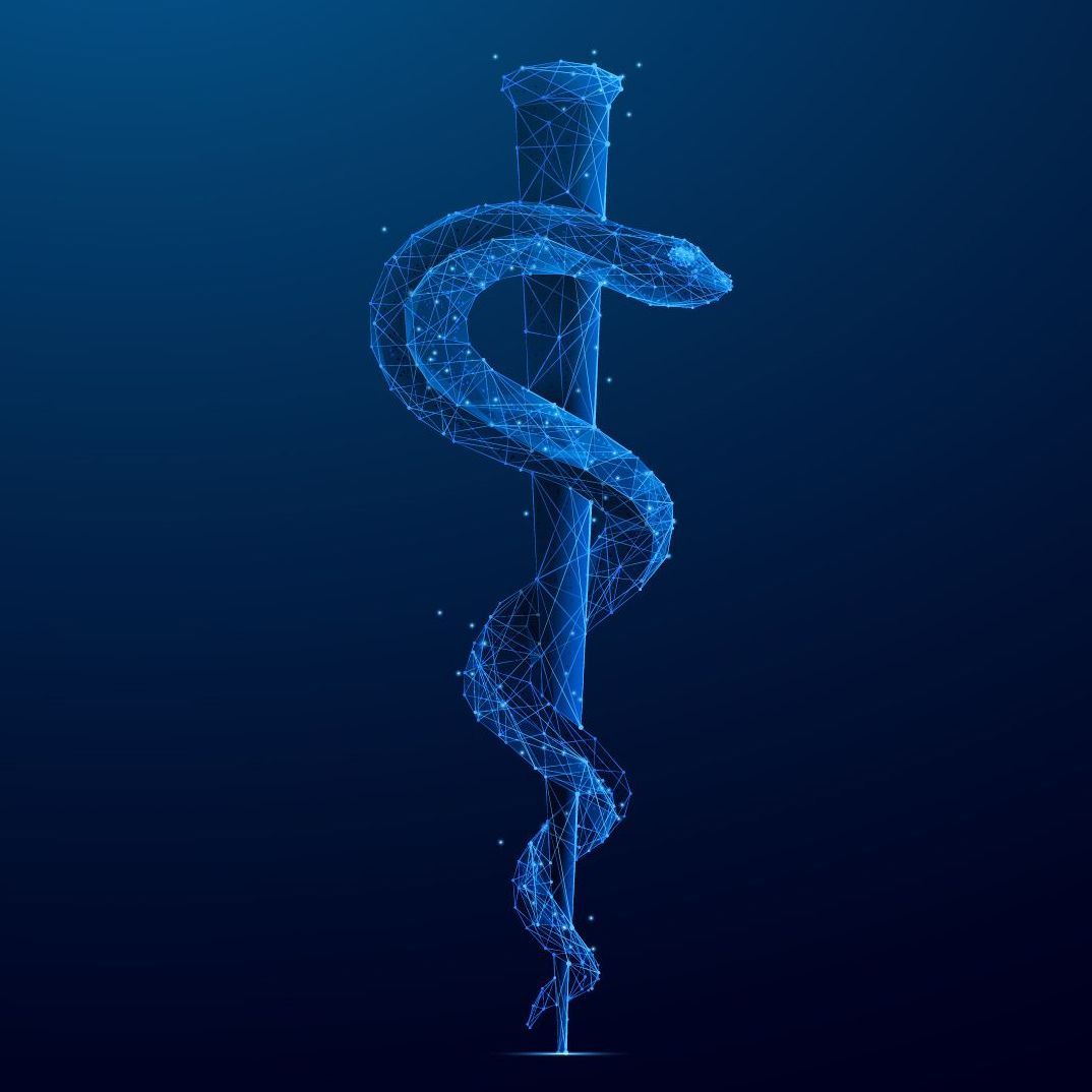 Äskulapstab - Gesundheit Grafik