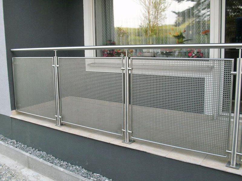 Bild Balkongeländer mit Glas