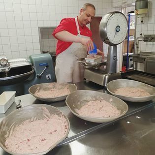 préparation de pâté