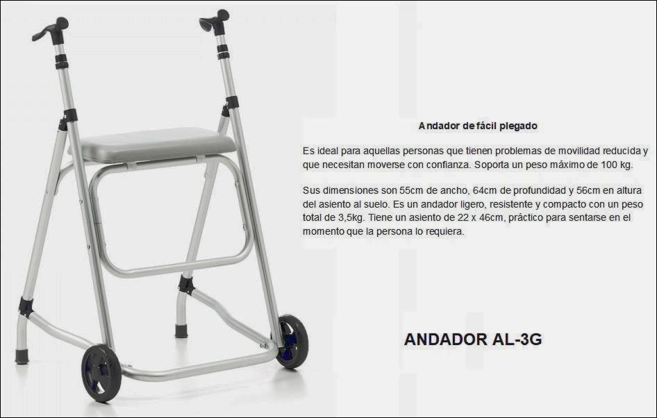 Una imagen de un andador con ruedas sobre un fondo blanco.