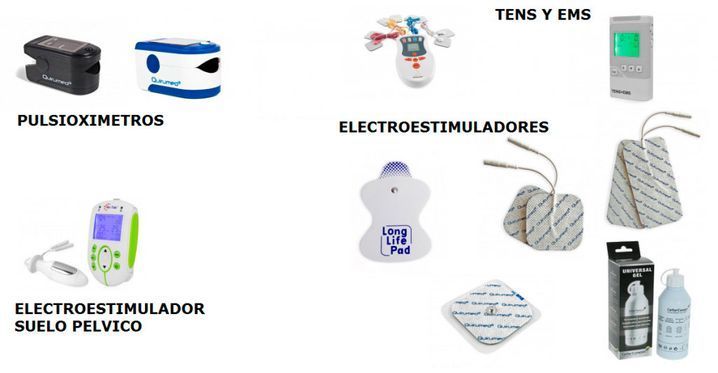 Un montón de diferentes tipos de electrodos sobre un fondo blanco.
