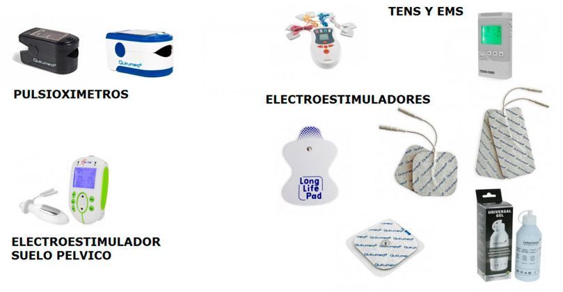 Un montón de diferentes tipos de electrodos sobre un fondo blanco.