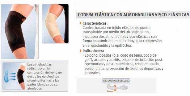 Una foto de una persona que lleva una codera negra.