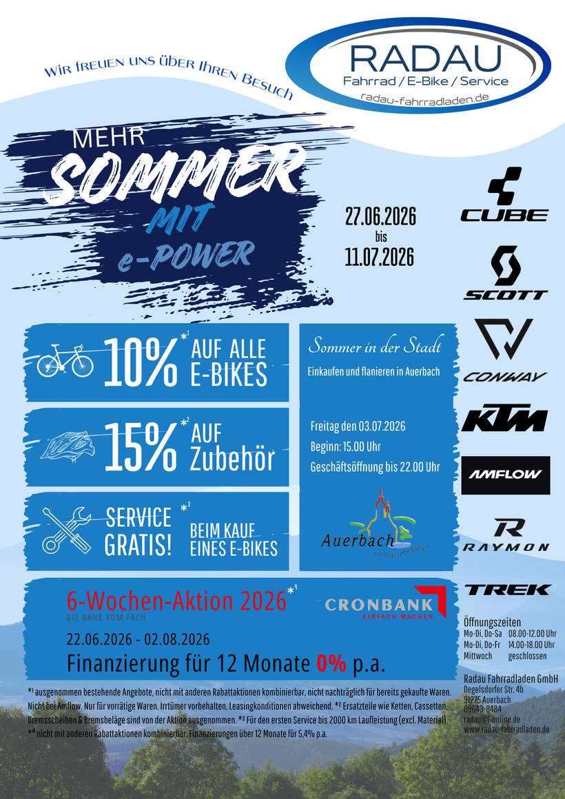Aktion Mehr Sommer mit e-Power Aktion Mehr Sommer mit e-Power