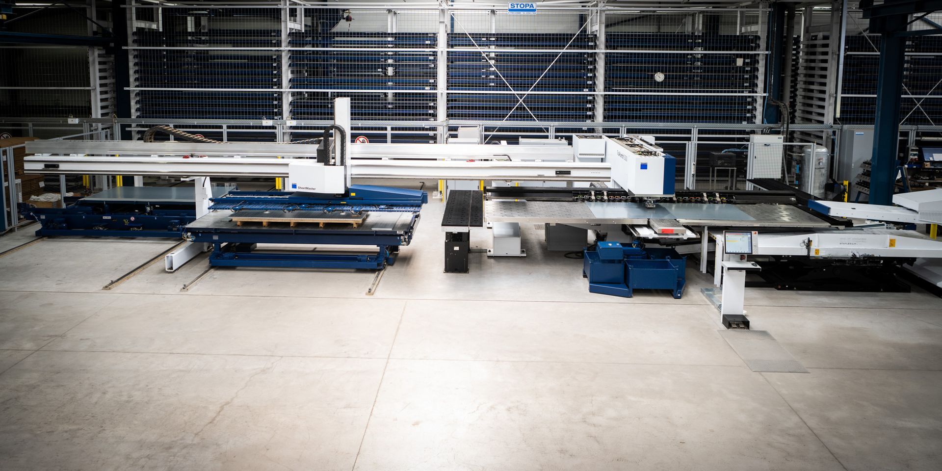 Ligne de production de tôlerie