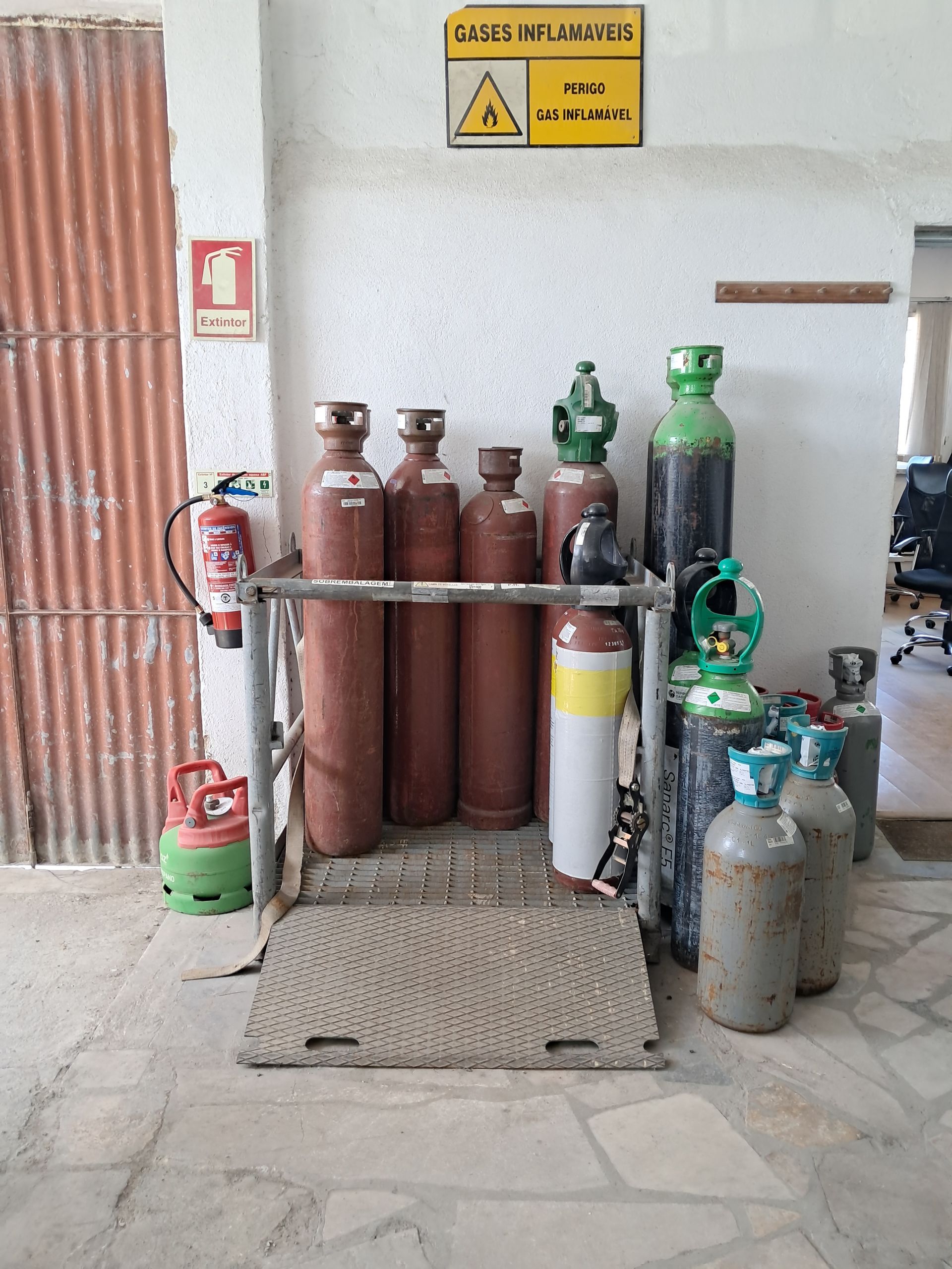 distribuição de gás industrial