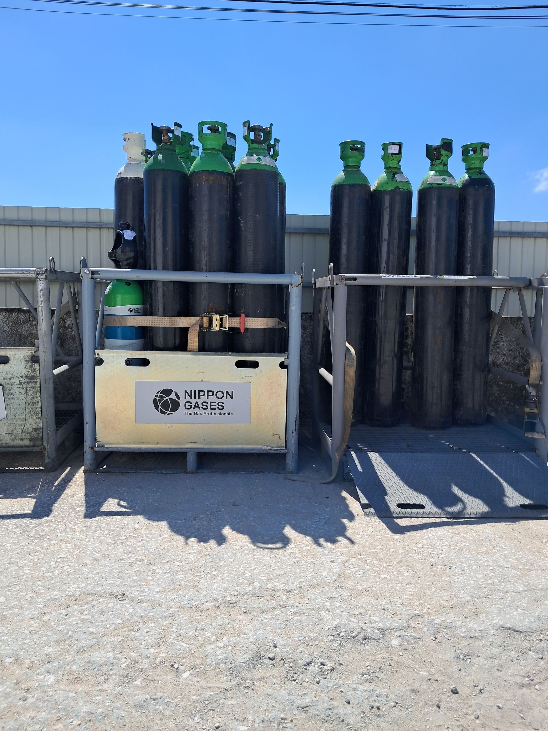 distribuição de gás industrial