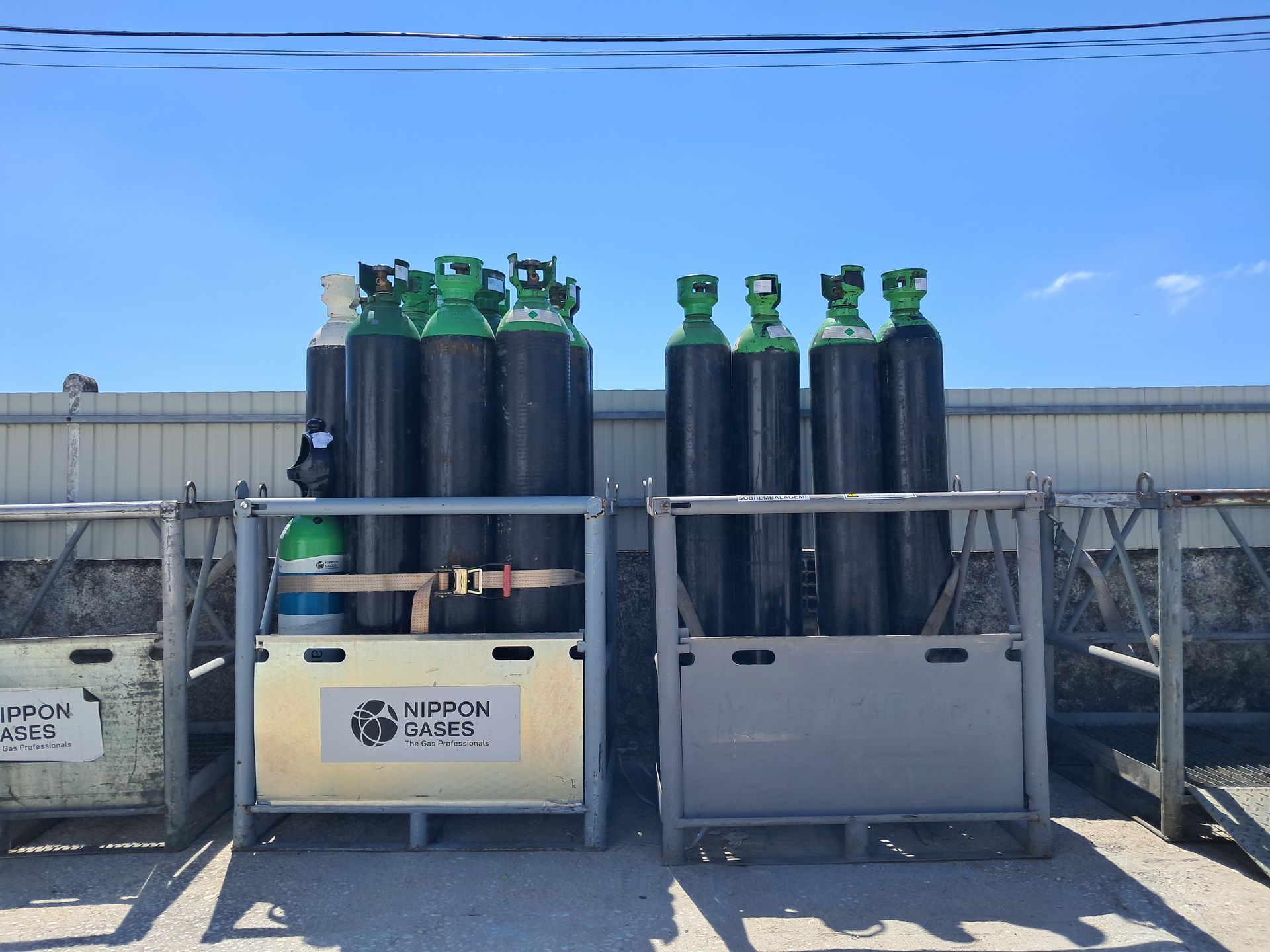 distribuição de gás industrial