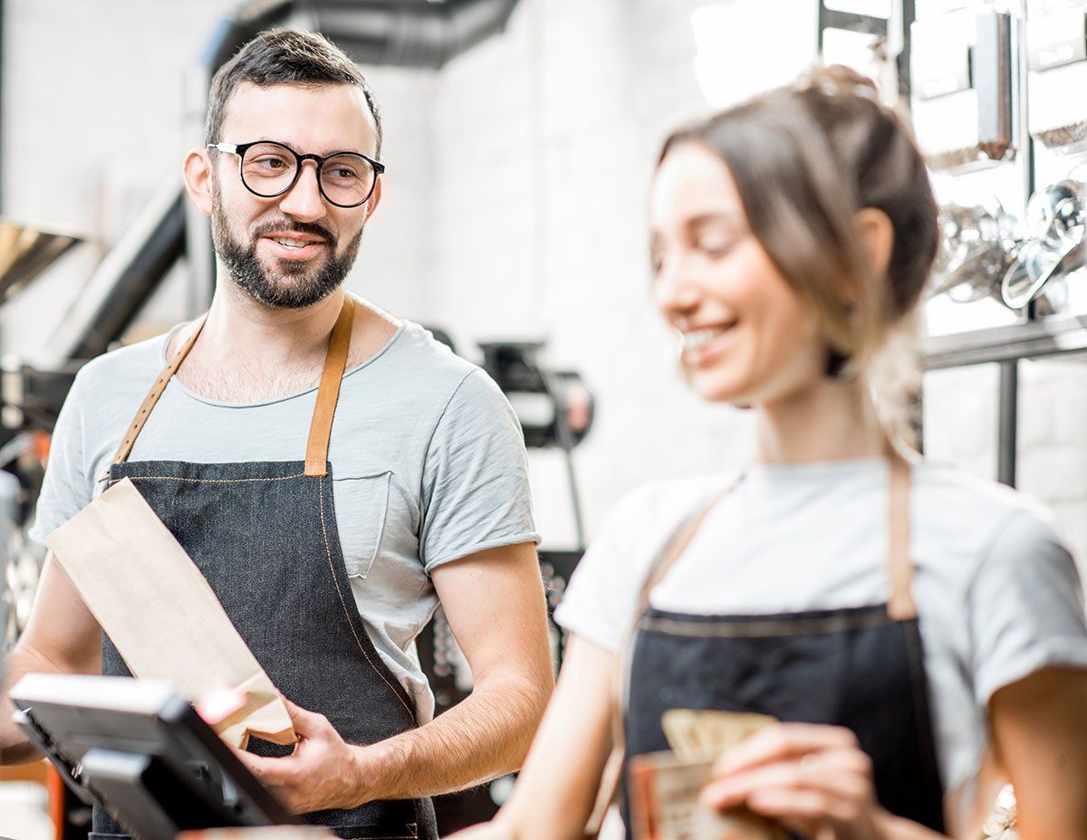 Balance produit en magasin.