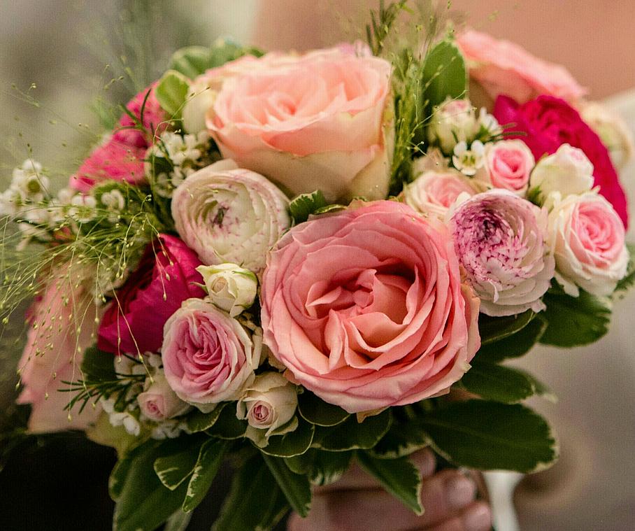 Bouquet rond Poudré