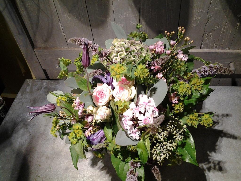 Bouquet rond nature