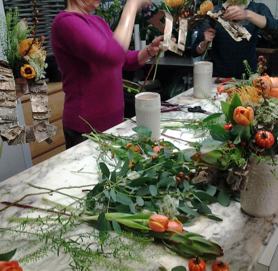 Atelier de création de bouquets