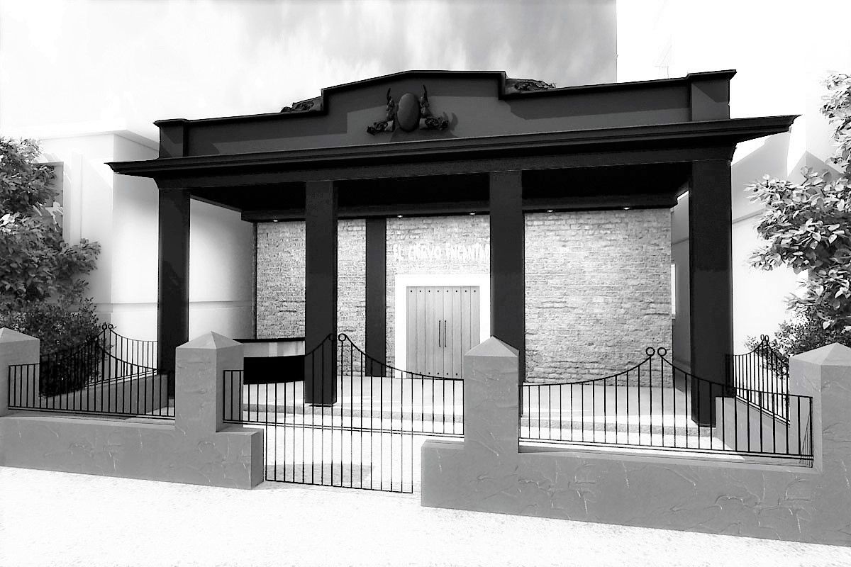 Un baño con ducha a ras de suelo y ventana.