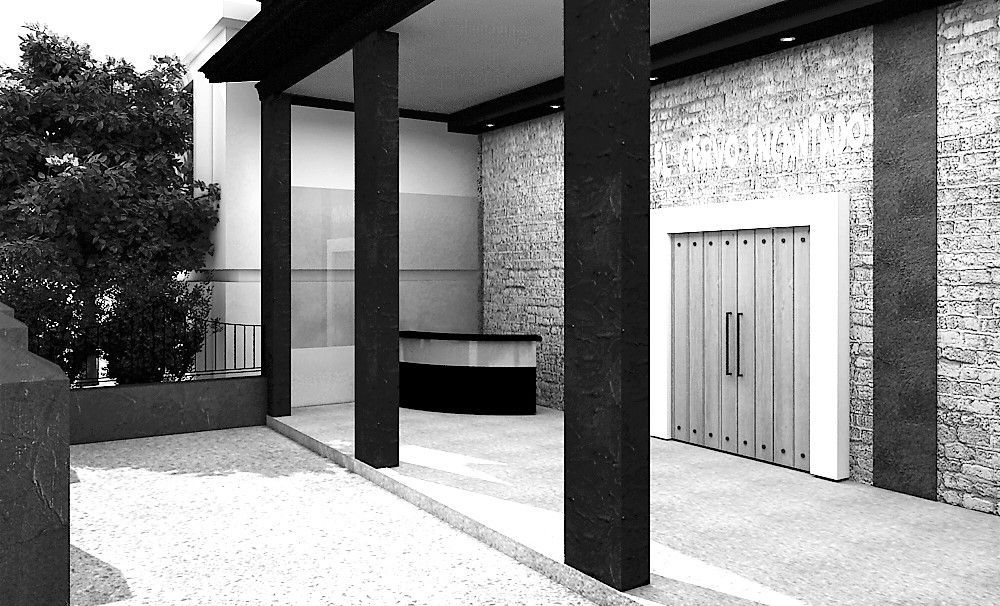 Un baño con dos lavabos y dos espejos.