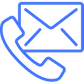 Telefon und Brief icon