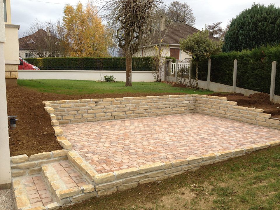 Création d'une terrasse