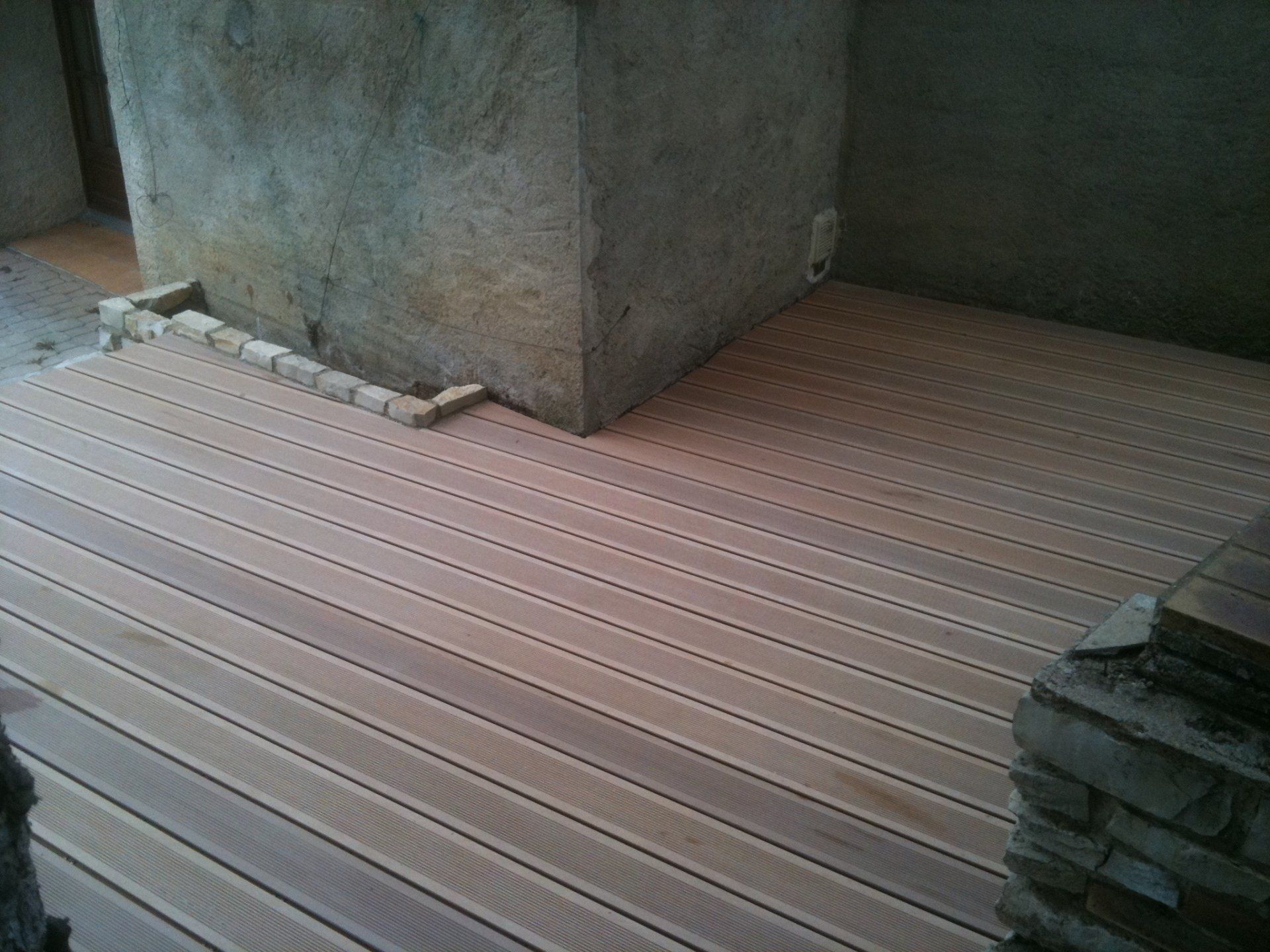 Création d'une terrasse en bois