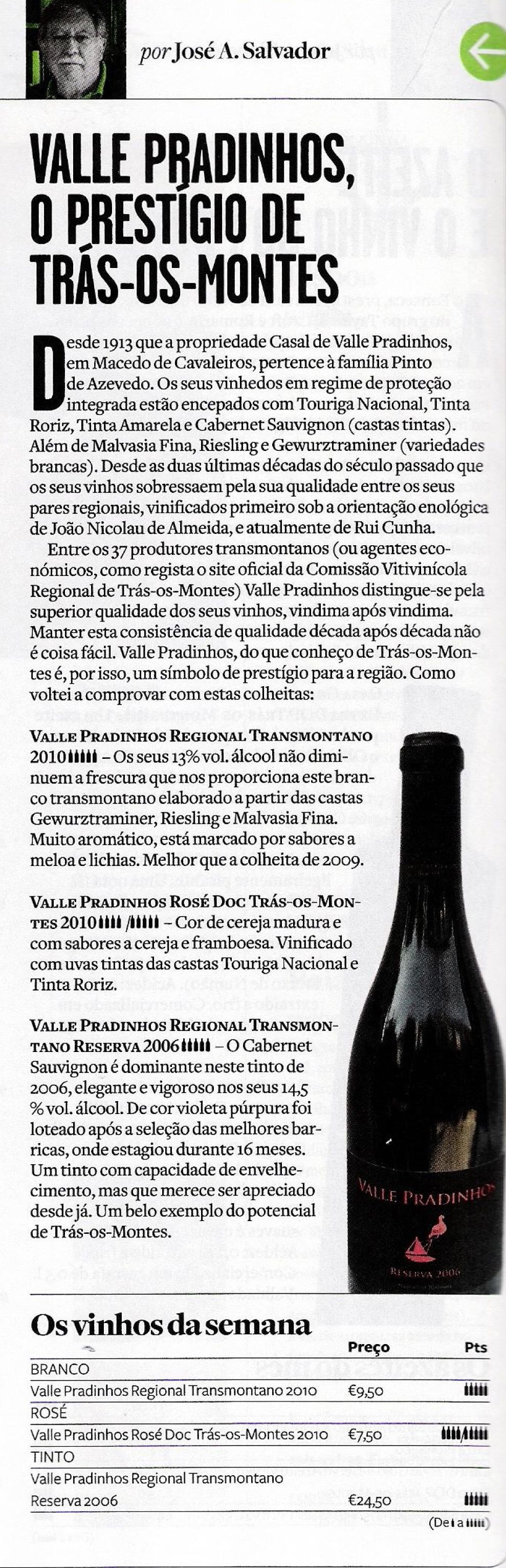 Informações sobre vinhos