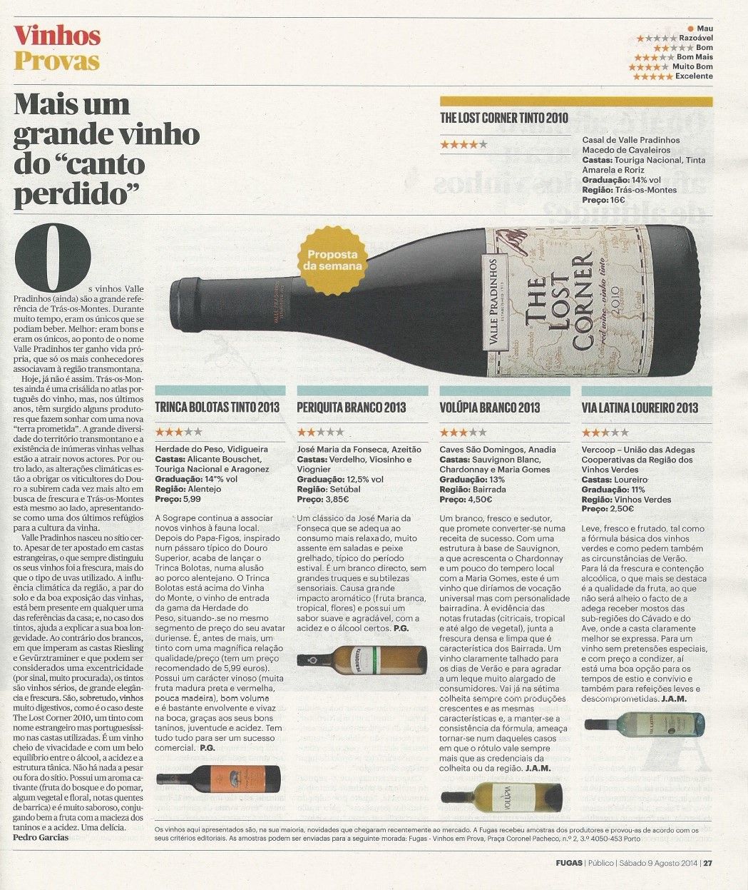 Notícia The Lost Corner