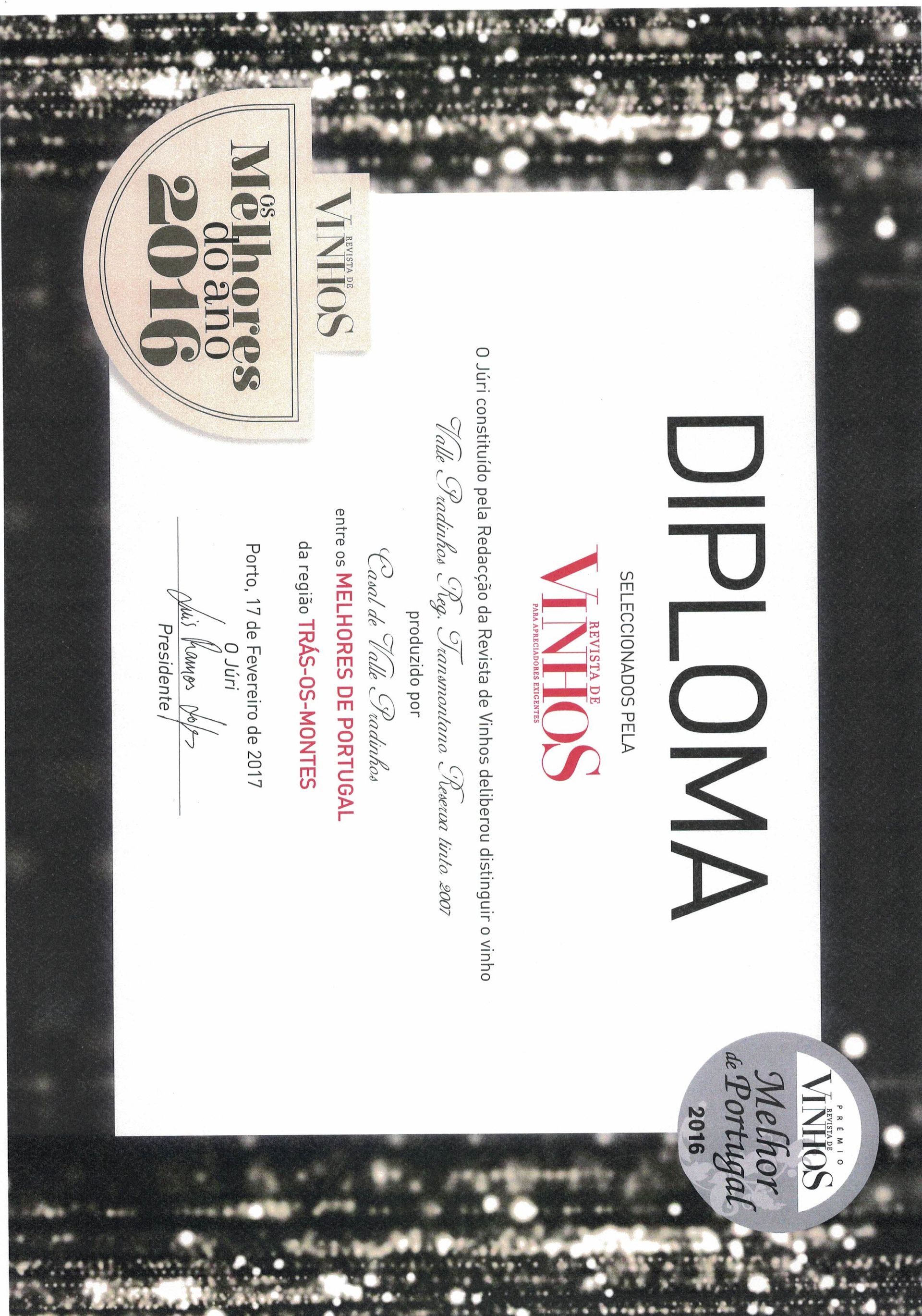 Diploma Vinhos