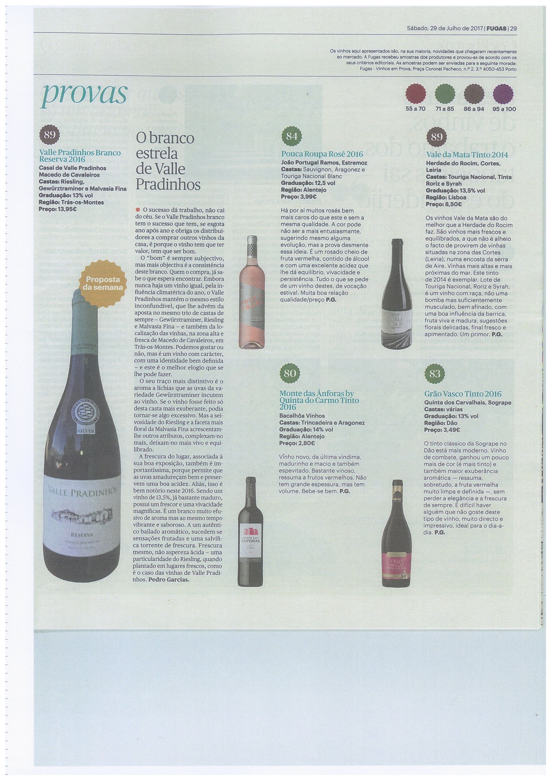 Informações sobre vinhos