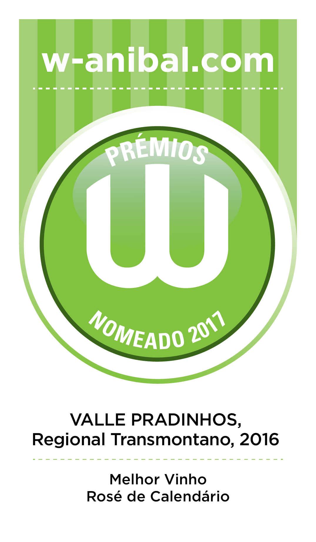 Distintivo Nomeado 2017