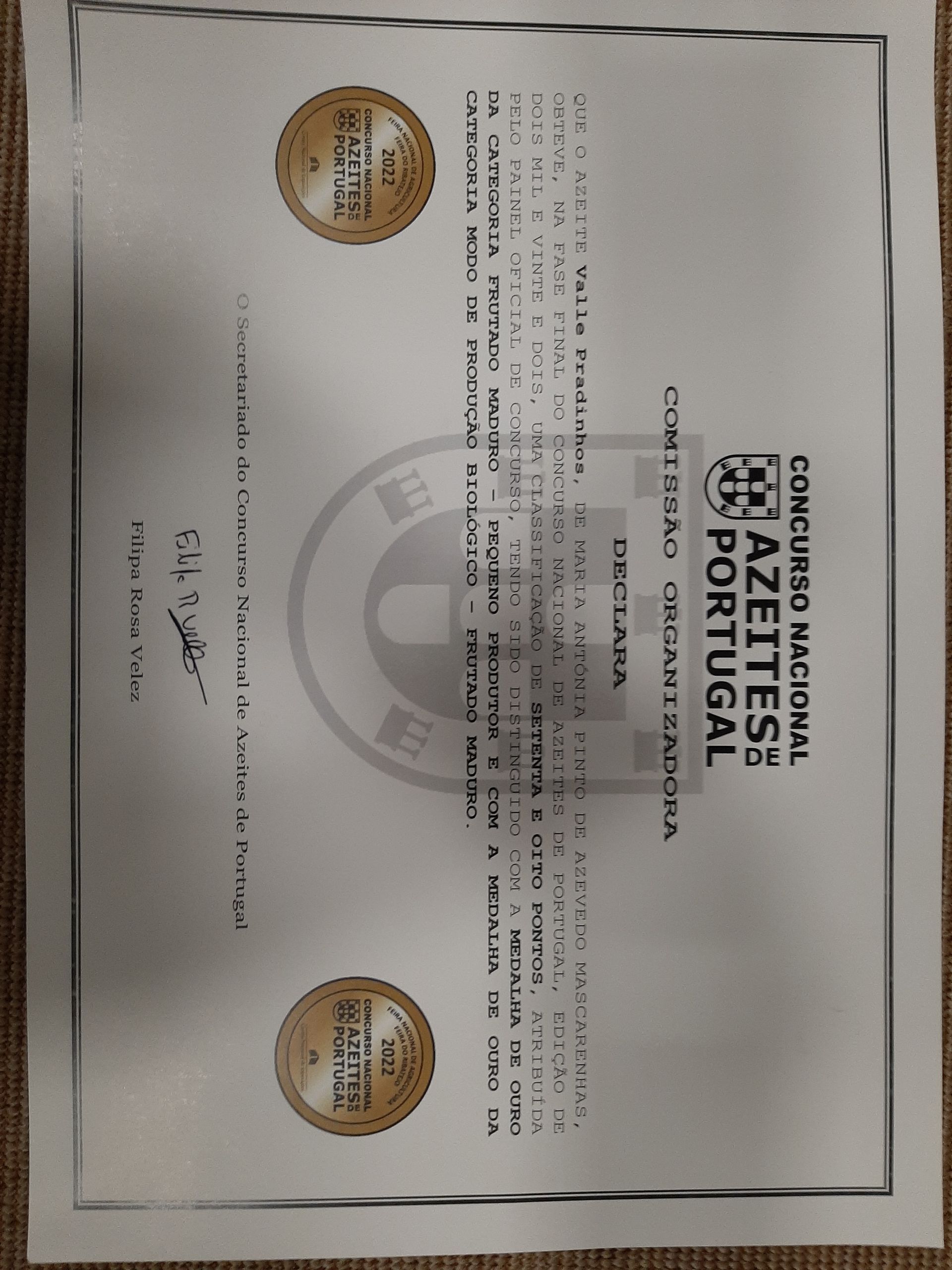 Concurso Nacional Azeites de Portugal