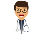 Dessin coloré d'un médecin