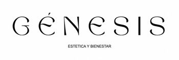 G&Eacute;NESIS logo with &ldquo;EST&Eacute;TICA Y BIENESTAR&rdquo; tagline on a white background