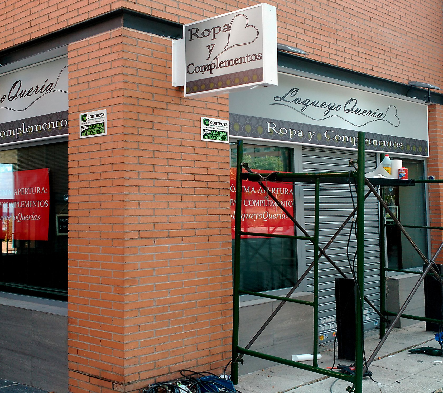 rotulo en tarjeton sin luz